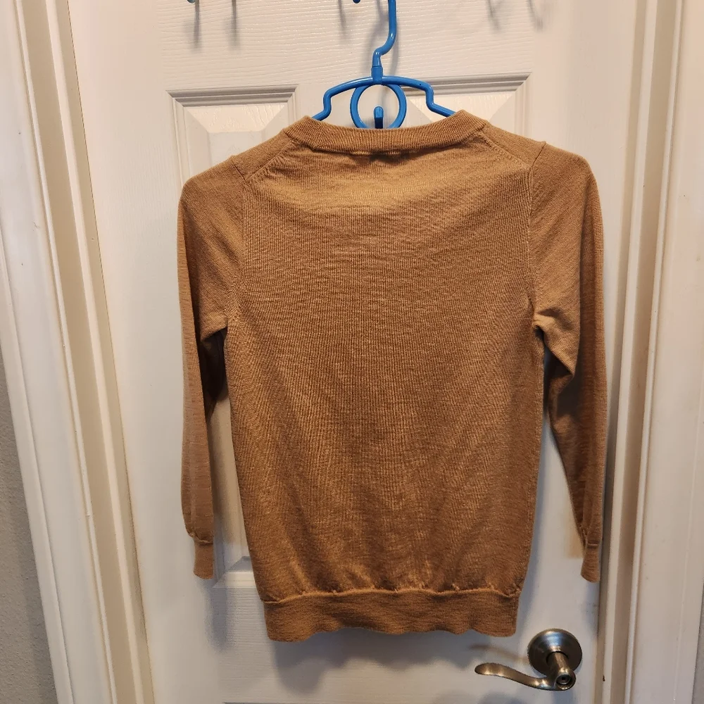 J. Crew tan merino wool sweater. Xxs or xs?